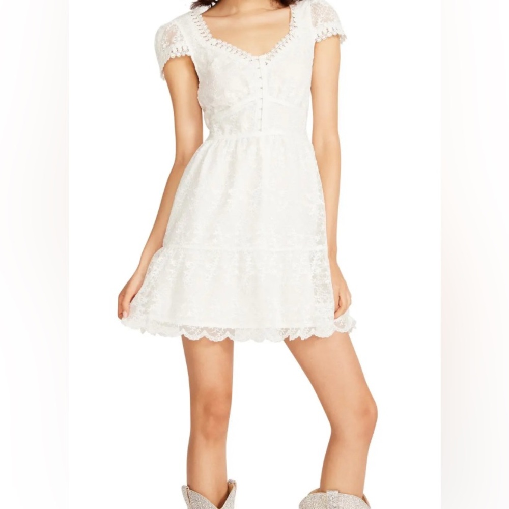 Betsey Johnson - Jessica Lace Mini Dress - Picture 1 of 6